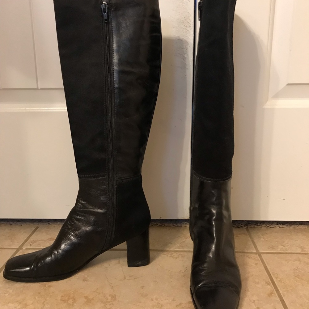 Stuart Weitzman Patchwork Boots - image 8